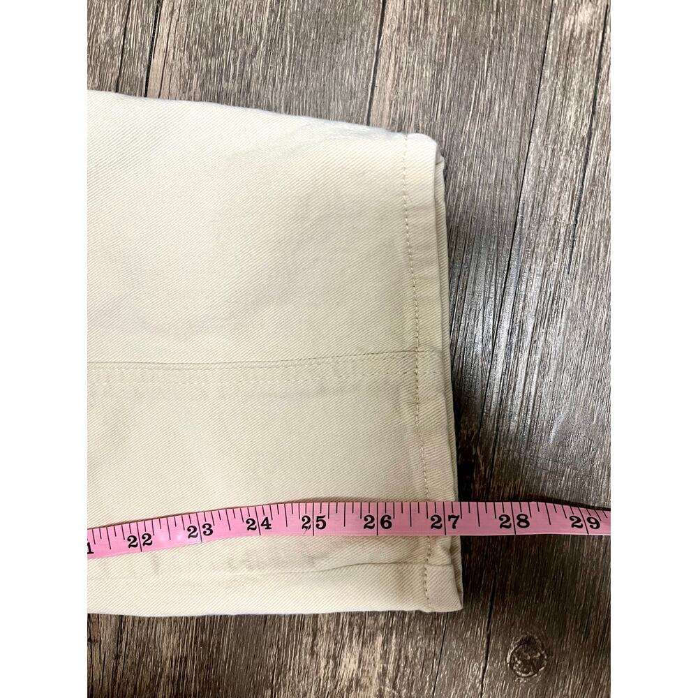 PAIGE Alexis Utility Cargo Jeans Ivory Blonde Wide Leg Carpenter Barrel Pants 29 - Picture 7 of 13